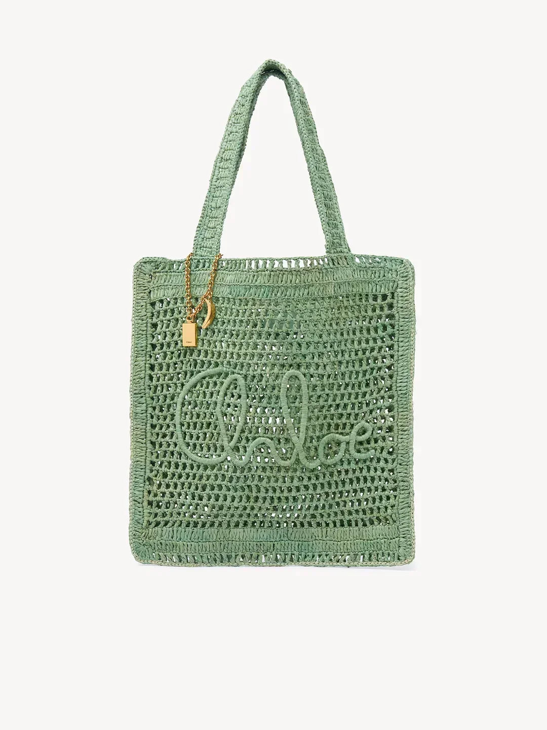 CE Summer Banana Tote Bag in Raffia