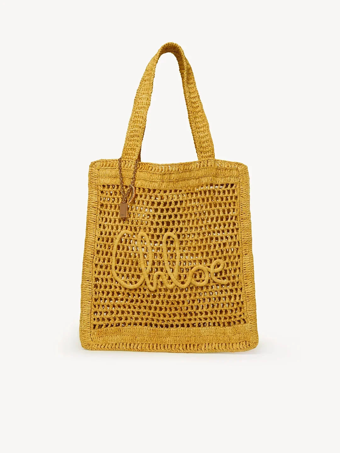 CE Summer Banana Tote Bag in Raffia