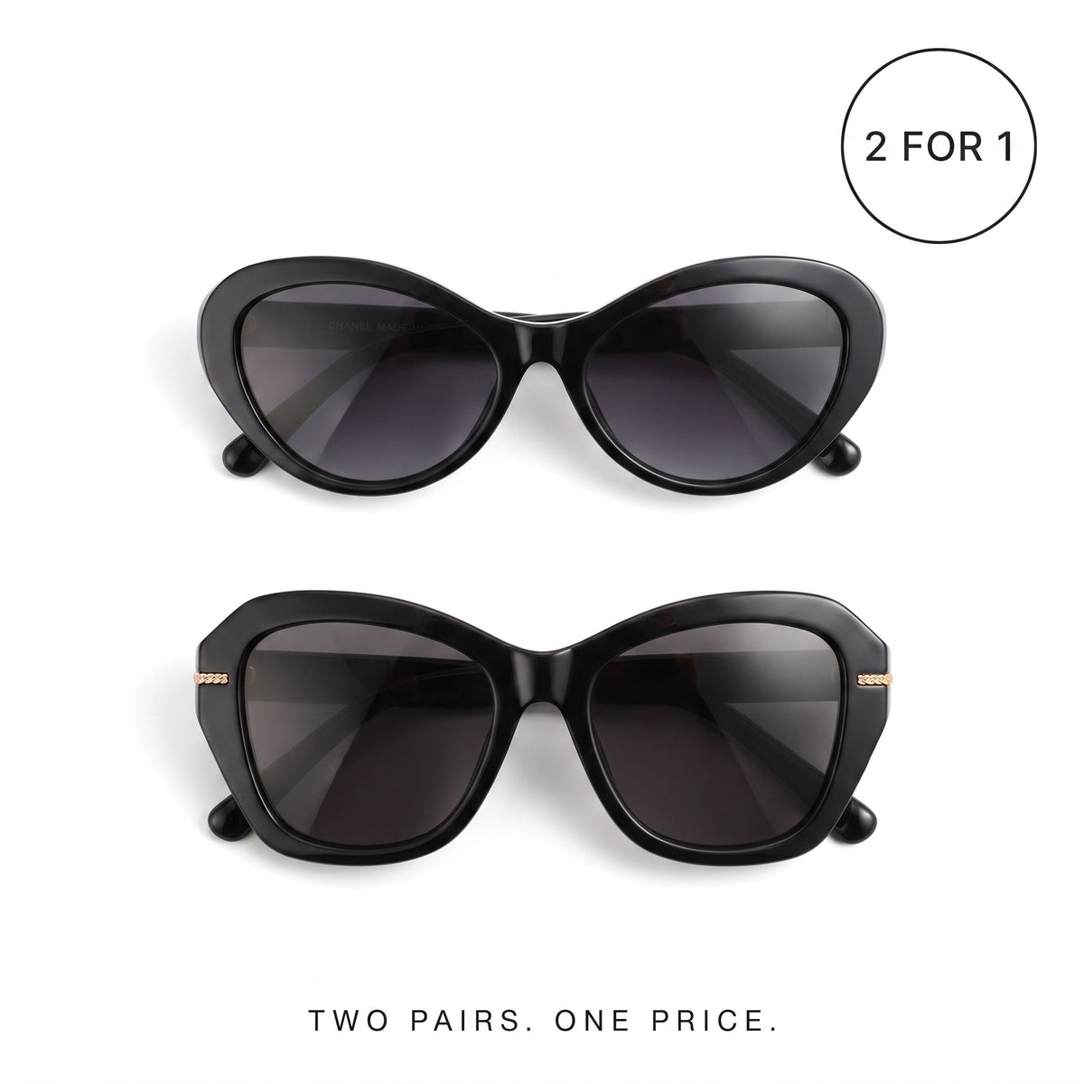 2 Pairs for the Price of 1 — CH Cat Eye + CH Vogue