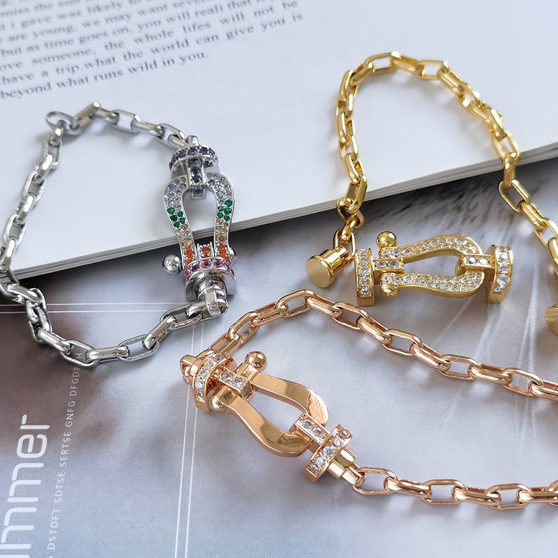 Bracelet Horseshoe Clasp