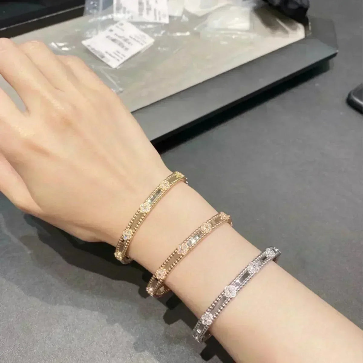 Bracelet Clover Diamonds VC